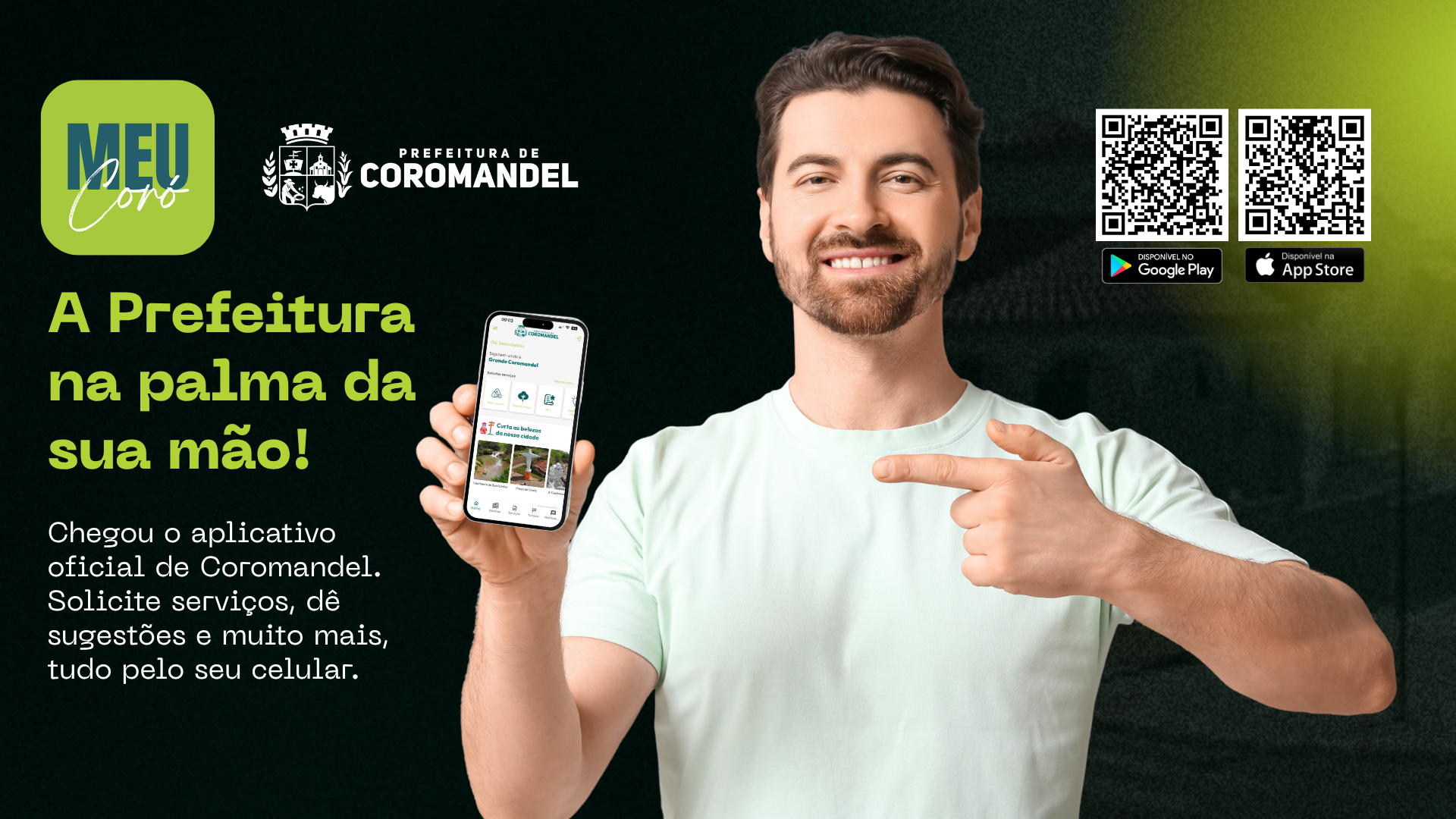 Prefeitura de Coromandel lança aplicativo Meu Coró