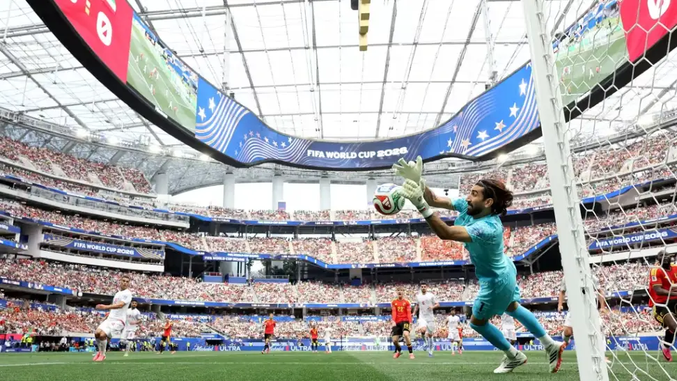 Defesa do Irã brilha e segura 0 a 0 contra a Bélgica em Los Angeles