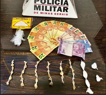 Denúncia anônima leva à prisão de dois suspeitos de tráfico de drogas em Iraí de Minas