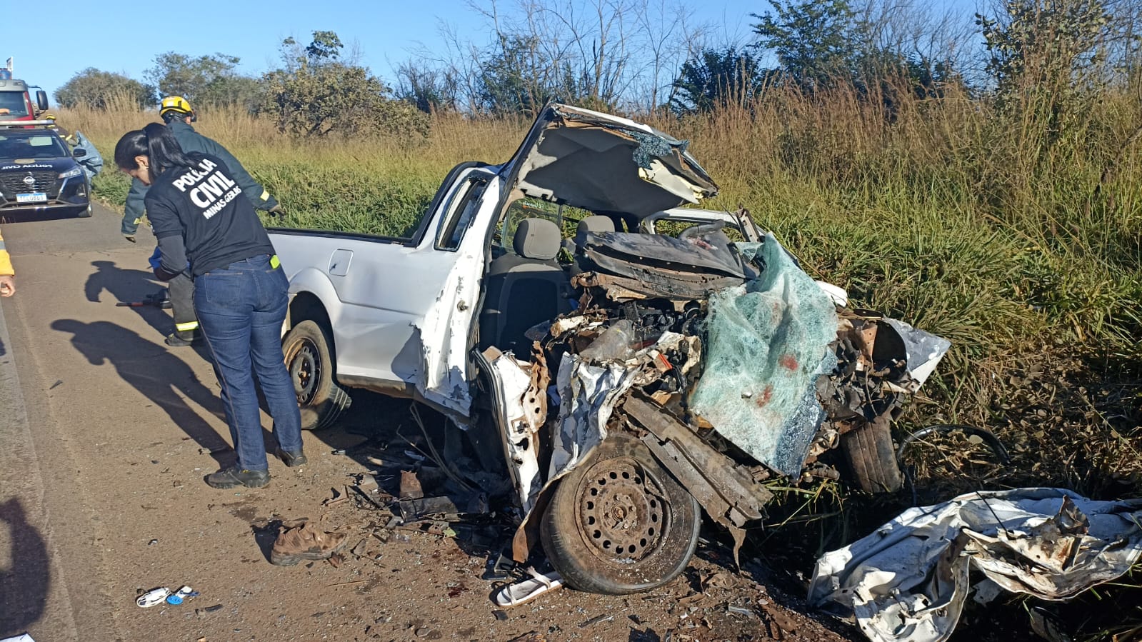 Duas pessoas morrem em grave acidente na BR 365, entre Patos de Minas e Patrocínio