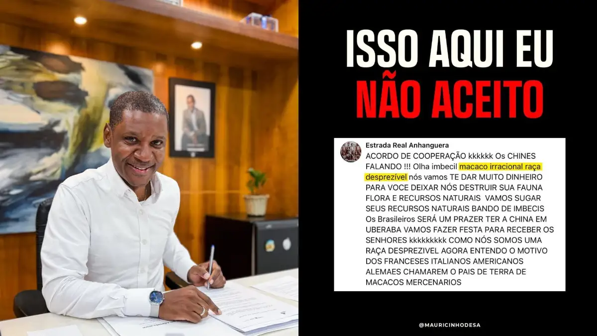 Vice-prefeito de Uberaba denuncia ataque racista após acordo com chineses