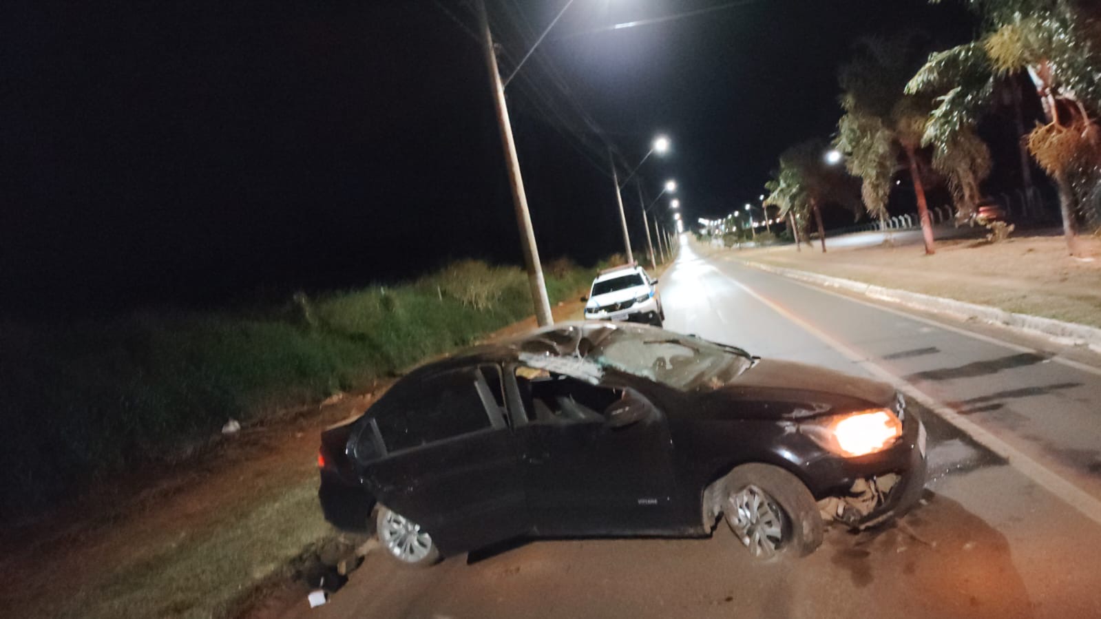 Homem que roubou e capotou o carro com a vítima dentro é preso em Patrocínio