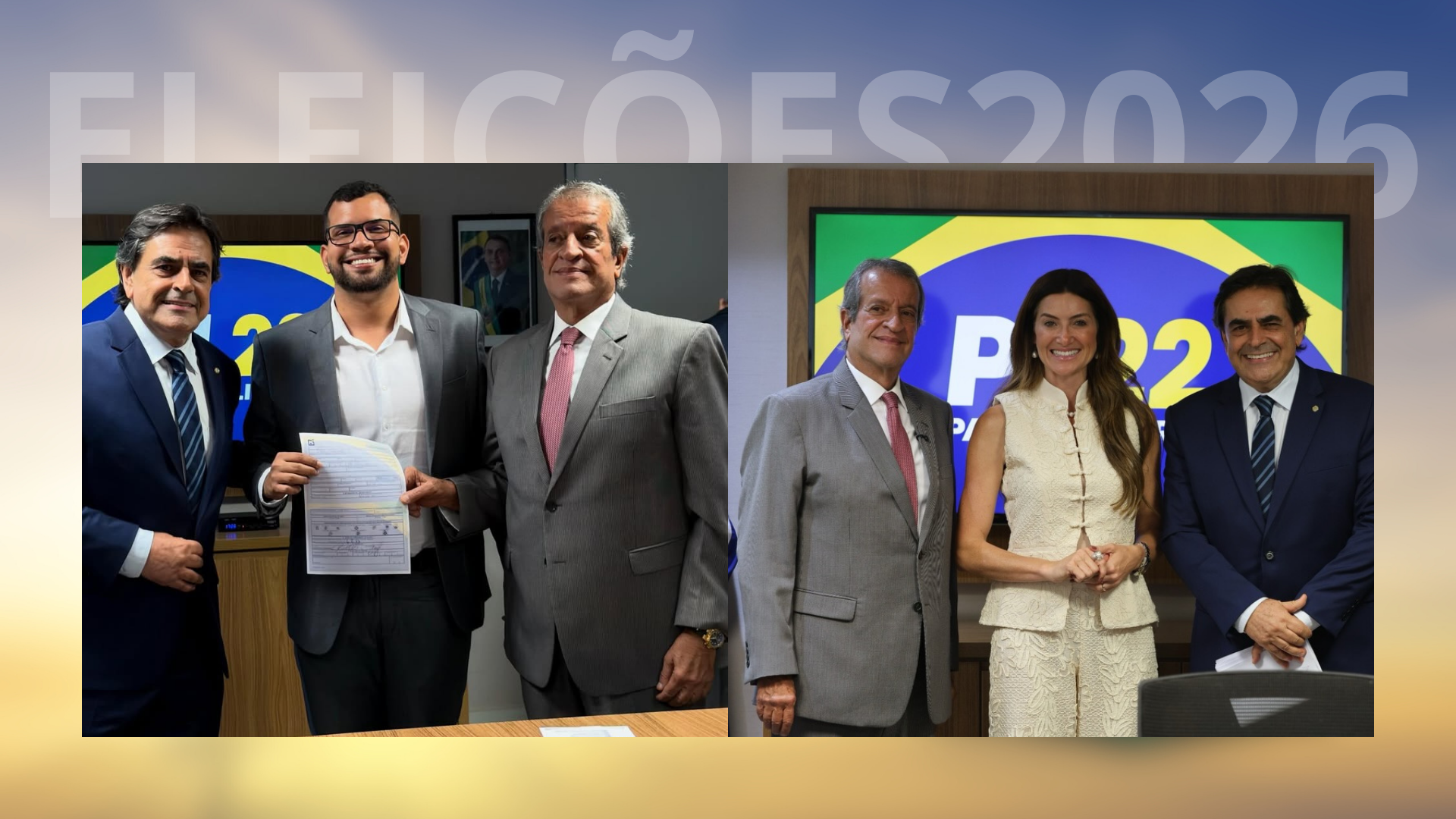 Igor Santos e Greyce Elias se filiam ao PL de olho nas Eleições de outubro