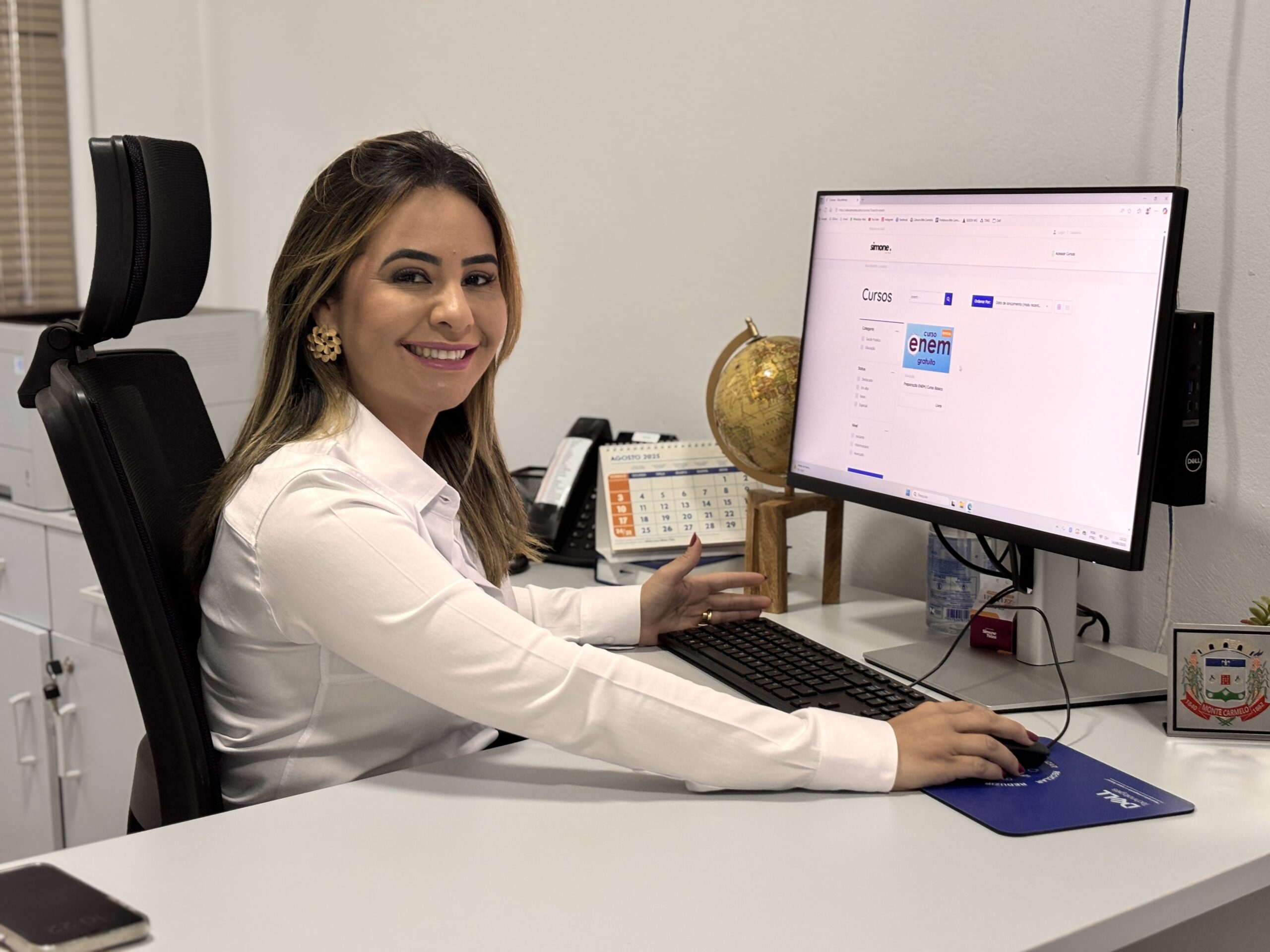 Plataforma virtual Educamonte é lançada com curso preparatório para o ENEM, para estudantes de Monte Carmelo
