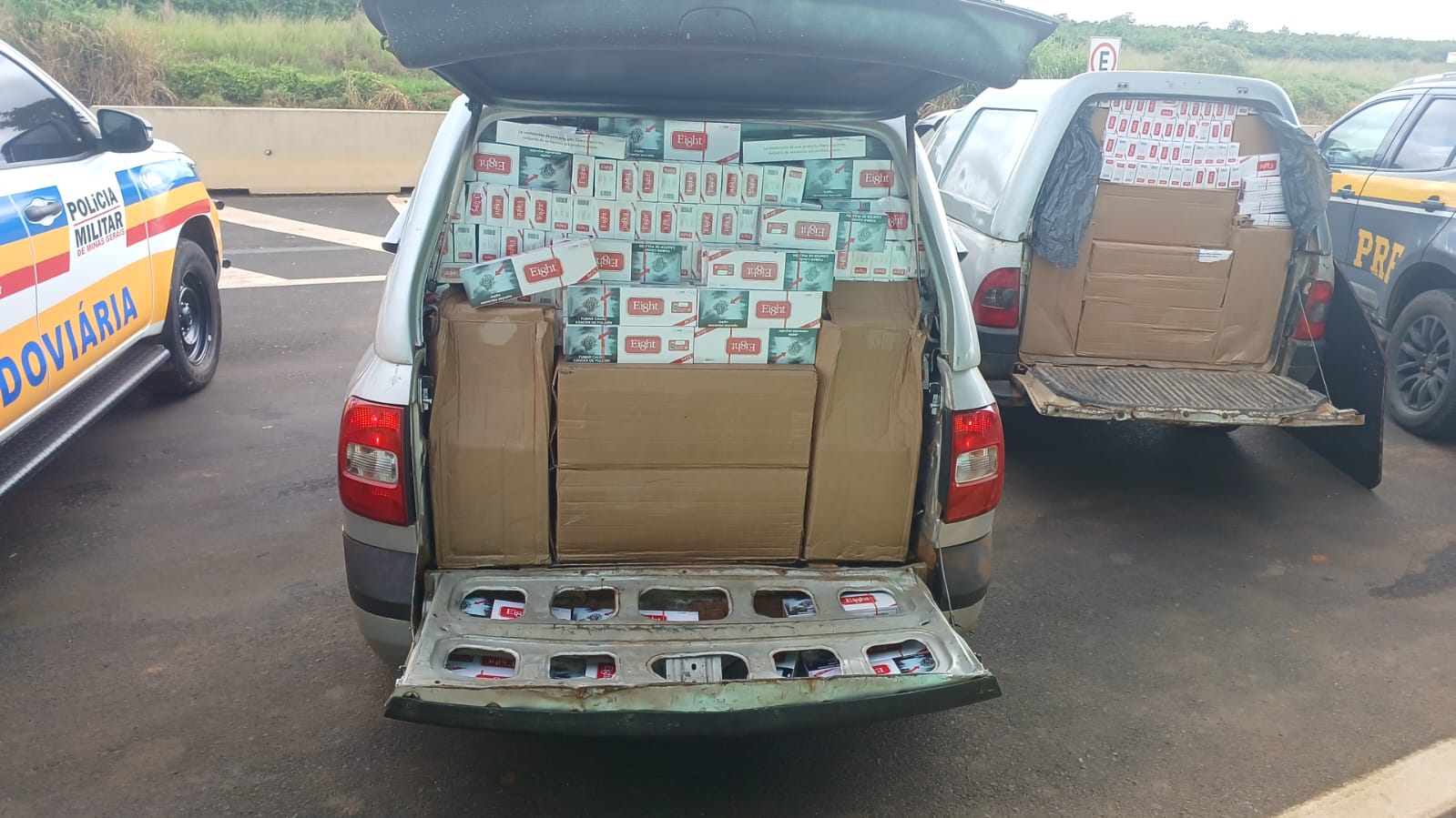 Polícia apreende 37 mil maços de cigarros contrabandeados em Patrocínio