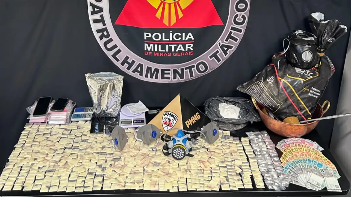 Polícia Militar desarticula laboratório clandestino de cocaína e prende suspeito em Patrocínio