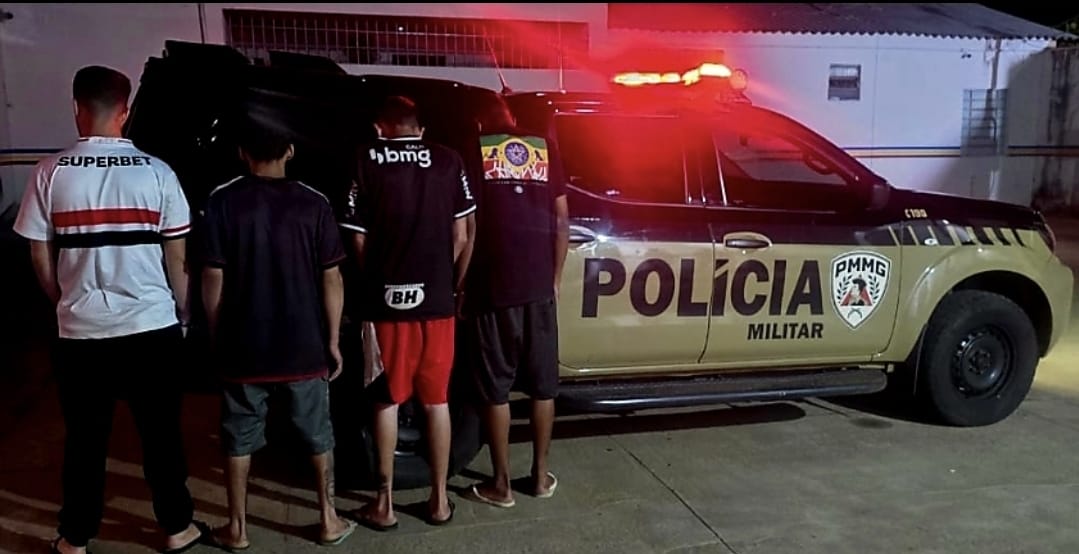 Polícia prende quatro suspeitos de homicídio em Monte Carmelo horas após o crime