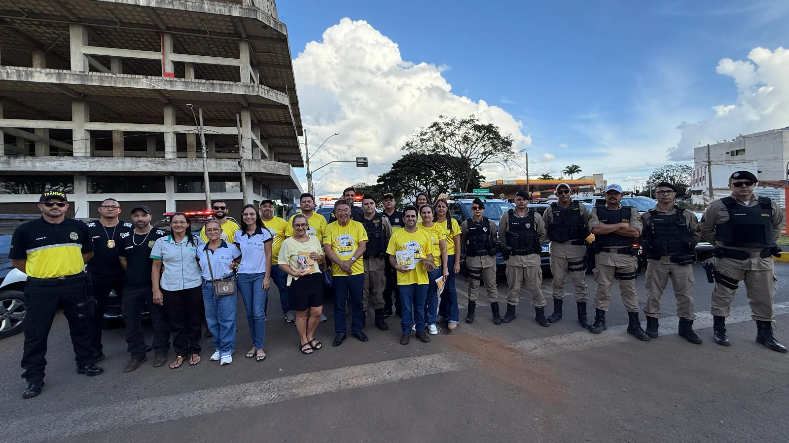 Coromandel realiza mobilização do Maio Amarelo por mais segurança no trânsito
