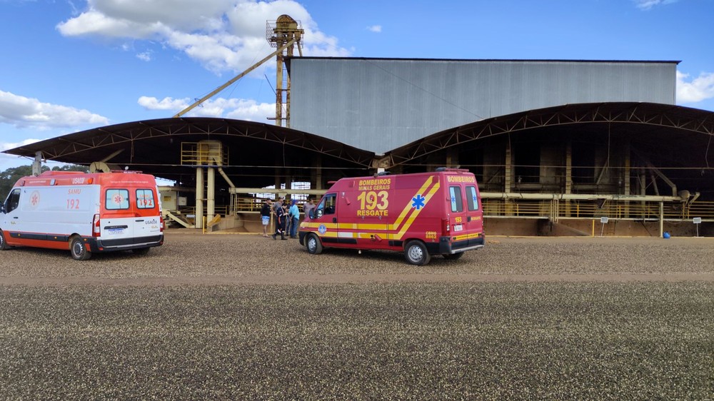 Trabalhador de 55 anos morre soterrado por grãos de café em Monte Carmelo 