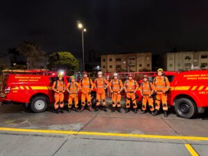 Oito militares de Uberlandia foram enviados a Juiz de Fora para ajudar nas buscas