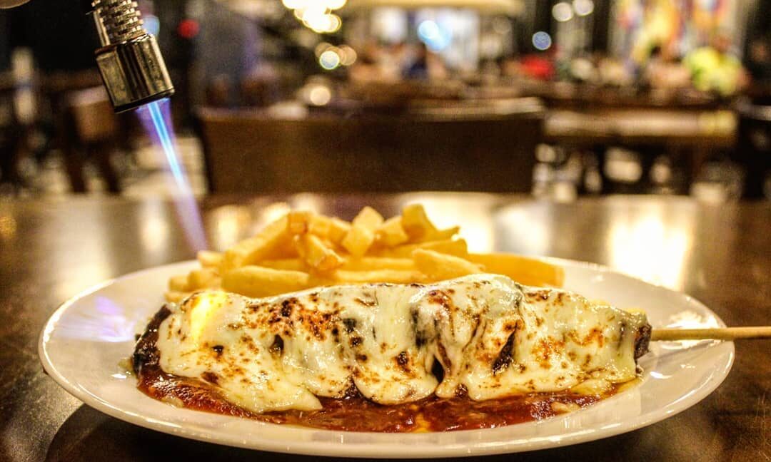 prato servido na Amio Espetaria, de Uberlândia